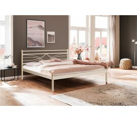 Кровать Мираж (120х200/металлическое основание) Бежевый | Интернет магазин мебели и декора LifeDekor