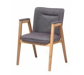 Кресло Мадонна (бук/ткань Айсберг грей) | Интернет магазин мебели и декора LifeDekor