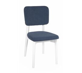 Стул "Орион" (Белая эмаль / ткань Classic Blue) | Интернет магазин мебели и декора LifeDekor