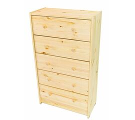 Комод Р5 (5 ящиков/не окрашенный) | Интернет магазин мебели и декора LifeDekor