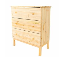 Комод Т3 (3 ящика/не окрашенный) | Интернет магазин мебели и декора LifeDekor
