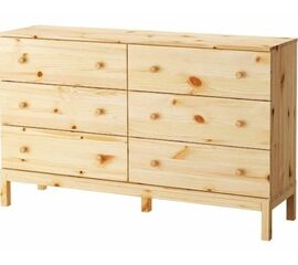 Комод Т6 (6 ящиков/не окрашенный) | Интернет магазин мебели и декора LifeDekor