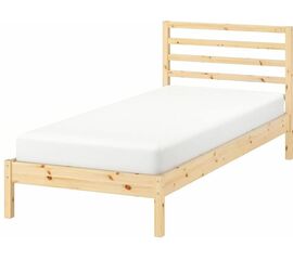 Кровать односпальная Т90 с реечным дном (не окрашенная) | Интернет магазин мебели и декора LifeDekor