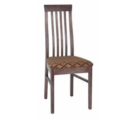 Стул Флёр (тон 317 темно-коричневый/ткань Хасира вишня) | Интернет магазин мебели и декора LifeDekor