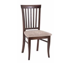 Стул полумягкий Лотос (Темный орех/ткань Опера беж) | Интернет магазин мебели и декора LifeDekor