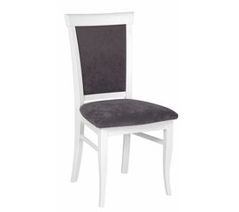 Стул мягкий Лотос (Белый/ткань Опера графайт) | Интернет магазин мебели и декора LifeDekor