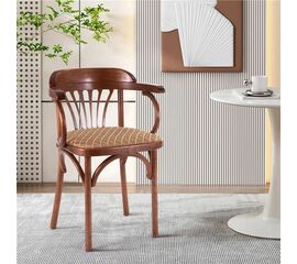 Стул Михаэль венский мягкий (средний тон, ткань 2 caramel) | Интернет магазин мебели и декора LifeDekor