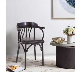 Стул Венский мягкий (венге, экокожа коричневая) | Интернет магазин мебели и декора LifeDekor