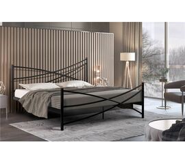 Кровать Лиана (140х200/металлическое основание) Черный | Интернет магазин мебели и декора LifeDekor