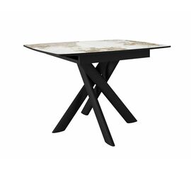 Стол DikLine DKB110, Керамика PANDORA глянец, опоры черные | Интернет магазин мебели и декора LifeDekor