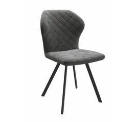 Стул Robby D-R поворотный (b28 Antracite Lux/Черный) | Интернет магазин мебели и декора LifeDekor