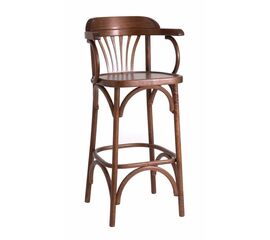 Стул барный 750 Венский твердый (средний тон) | Интернет магазин мебели и декора LifeDekor