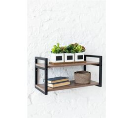 Стеллаж Латус-20 настенный-настольный 290х580 (ясень шимо темный) | Интернет магазин мебели и декора LifeDekor