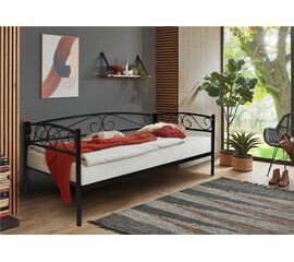 Кушетка Оптима Люкс (90х190/металлическое основание) Черный | Интернет магазин мебели и декора LifeDekor