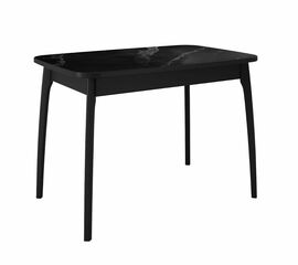 Стол DikLine MK15 Керамика Черный мрамор/подстолье черное/опоры черные | Интернет магазин мебели и декора LifeDekor