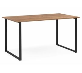 Стол деревянный Лиман 120 х 80 дуб крафт золотой / черный матовый | Интернет магазин мебели и декора LifeDekor