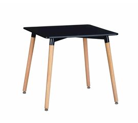 Стол EAMES 2 черный 80*80 см | Интернет магазин мебели и декора LifeDekor