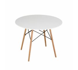 Стол EAMES белый D100 | Интернет магазин мебели и декора LifeDekor