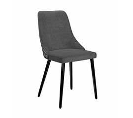 Стул DikLine 286 SB5/A3 серый, ножки черные | Интернет магазин мебели и декора LifeDekor