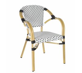 "Кабри" плетеный стул из искусственного ротанга, цвет черный | Интернет магазин мебели и декора LifeDekor