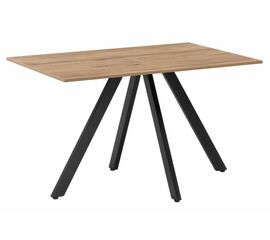Стол деревянный Keon 116(155,5)x77 раздвижной дуб табачный / черный | Интернет магазин мебели и декора LifeDekor
