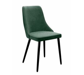 Стул DikLine 286 TW14 зеленый, ножки черные | Интернет магазин мебели и декора LifeDekor