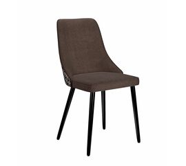 Стул DikLine 286 SB3/A2 шоколад, ножки черные | Интернет магазин мебели и декора LifeDekor