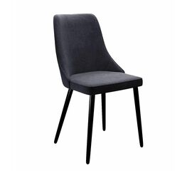 Стул DikLine 286 TW11 серый, ножки черные | Интернет магазин мебели и декора LifeDekor