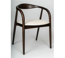 Полукресло венское Diona (темный орех/ткань Тесла 01) | Интернет магазин мебели и декора LifeDekor