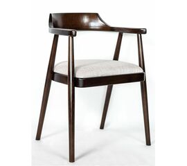 Полукресло венское Mercurius (темный орех орех/ткань Тесла 01) | Интернет магазин мебели и декора LifeDekor