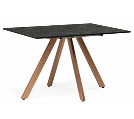 Стол деревянный Keon 116(155,5)x77 раздвижной, малави / медь | Интернет магазин мебели и декора LifeDekor