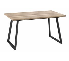 Стол раздвижной Napoli (Loft) -140 (140/185х85, Дуб каньон/Чёрный) | Интернет магазин мебели и декора LifeDekor