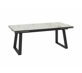 Cтол с керамическим покрытием Chelsy -200 (200+45+45)х98 / Palissandro premium cer/Черный) | Интернет магазин мебели и декора LifeDekor