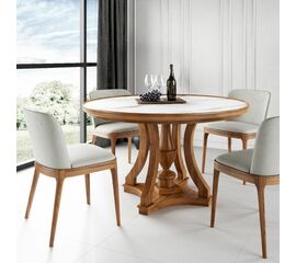 Стол Aspen 130, круглый, керамика матовая | Интернет магазин мебели и декора LifeDekor