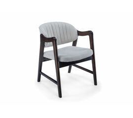 Стул деревянный Никсон ткань мешковина 9199-2 / цвет орех | Интернет магазин мебели и декора LifeDekor