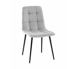 Стул Одди NEW велюр светло-серый | Интернет магазин мебели и декора LifeDekor