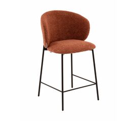 Стул полубарный Блейз букле терракотовый | Интернет магазин мебели и декора LifeDekor