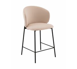 Стул полубарный Блейз велюр молочный | Интернет магазин мебели и декора LifeDekor