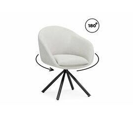 Стул на металлокаркасе Бартон 1 ткань мадера 2 / черный матовый | Интернет магазин мебели и декора LifeDekor