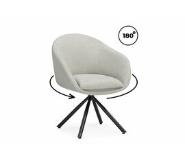 Стул на металлокаркасе Бартон 1 ткань мадера 3 / черный матовый | Интернет магазин мебели и декора LifeDekor