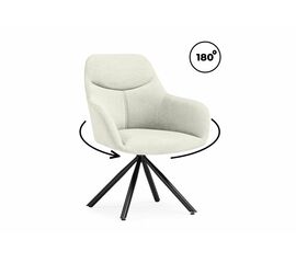 Стул на металлокаркасе Бартон 2 ткань мадера 2 / черный матовый | Интернет магазин мебели и декора LifeDekor