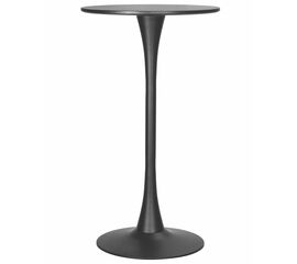 Стол барный MIA BAR, черная столешница, черное основание, Вариант: черная столешница, черное основание | Интернет магазин мебели и декора LifeDekor