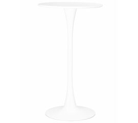 Стол барный MIA BAR, белая столешница, белое основание, Вариант: белая столешница, белое основание | Интернет магазин мебели и декора LifeDekor