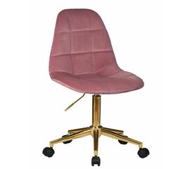 Офисное кресло для персонала DOBRIN MONTY GOLD, розовый велюр (MJ9-32), Вариант: розовый велюр (MJ9-32) | Интернет магазин мебели и декора LifeDekor