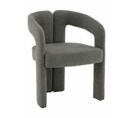 Стул Болинджер букле темно-серый | Интернет магазин мебели и декора LifeDekor