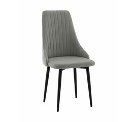 Стул Касаденика велюр серый, спинка гобелен перья | Интернет магазин мебели и декора LifeDekor