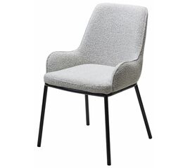 Стул BRIO UF995-02, букле / черный каркас  / Товарный знак DISAUR | Интернет магазин мебели и декора LifeDekor