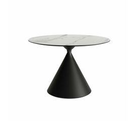 Стол круглый AXIS 120, керамика матовая, белая | Интернет магазин мебели и декора LifeDekor