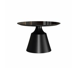 Журнальный стол Lucas 60, керамика глянцевая, черная | Интернет магазин мебели и декора LifeDekor