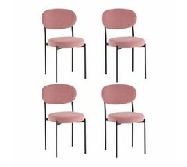 Стул Бриф DD велюр пыльно-розовый 4 шт. | Интернет магазин мебели и декора LifeDekor